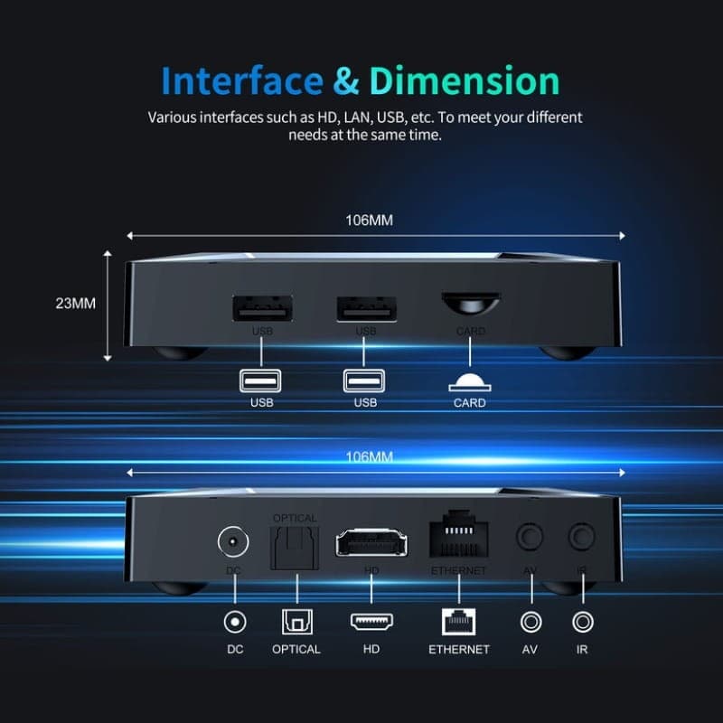 X96 M200 X5M 4 GB/32 GB Android 14 - Android TV