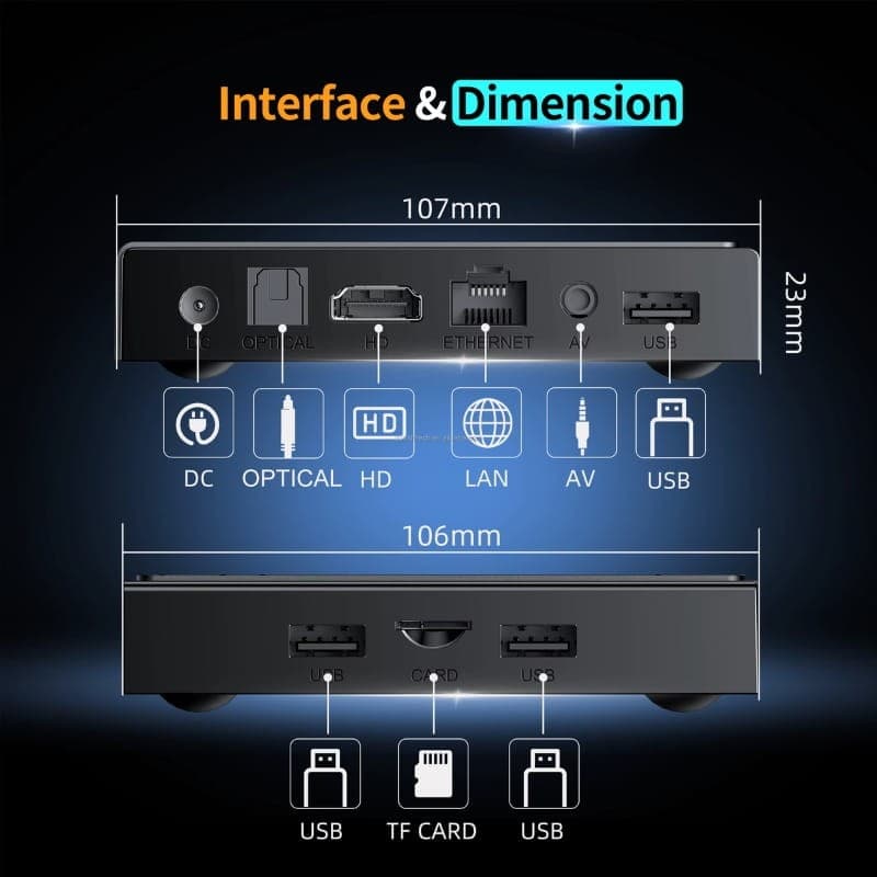 X96 NEX S905Y5 4GB/32GB Android 14 - Android TV