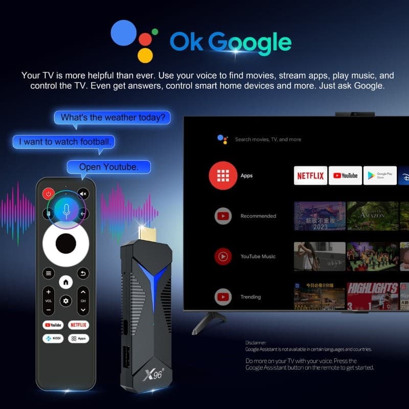 X96 S600 H313 2GB/16GB Android 10 - Android TV