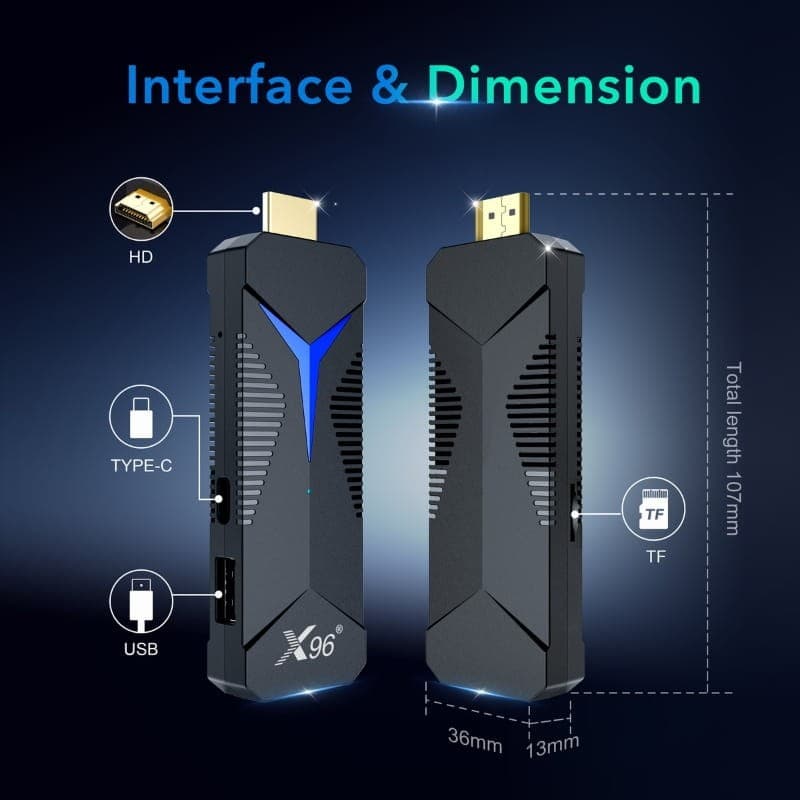 X96 S600 H313 2GB/16GB Android 10 - Android TV