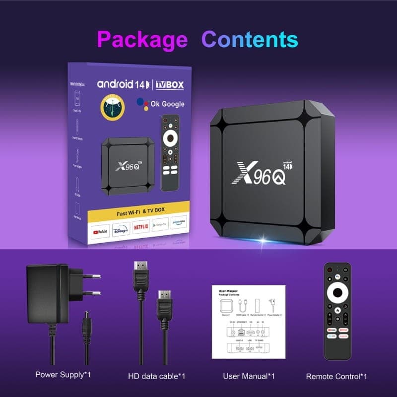 X96Q RK3518 2GB/16GB Android 14 - Android TV