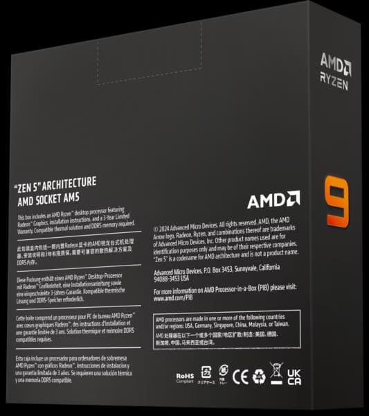 Processador AMD Ryzen 9 9950X 4,3 GHz