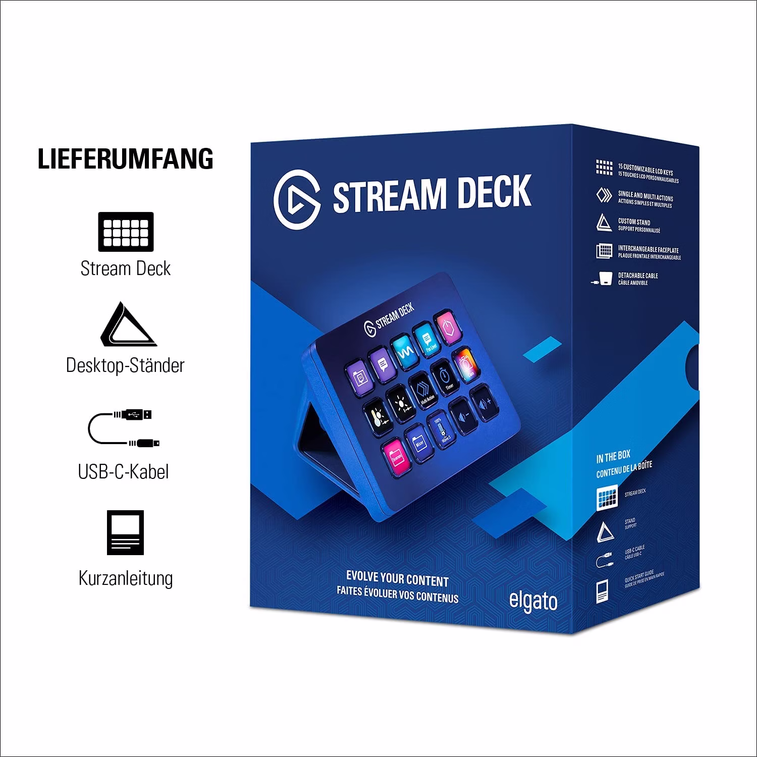 Elgato Stream Deck MK.2 15 Botões Preto