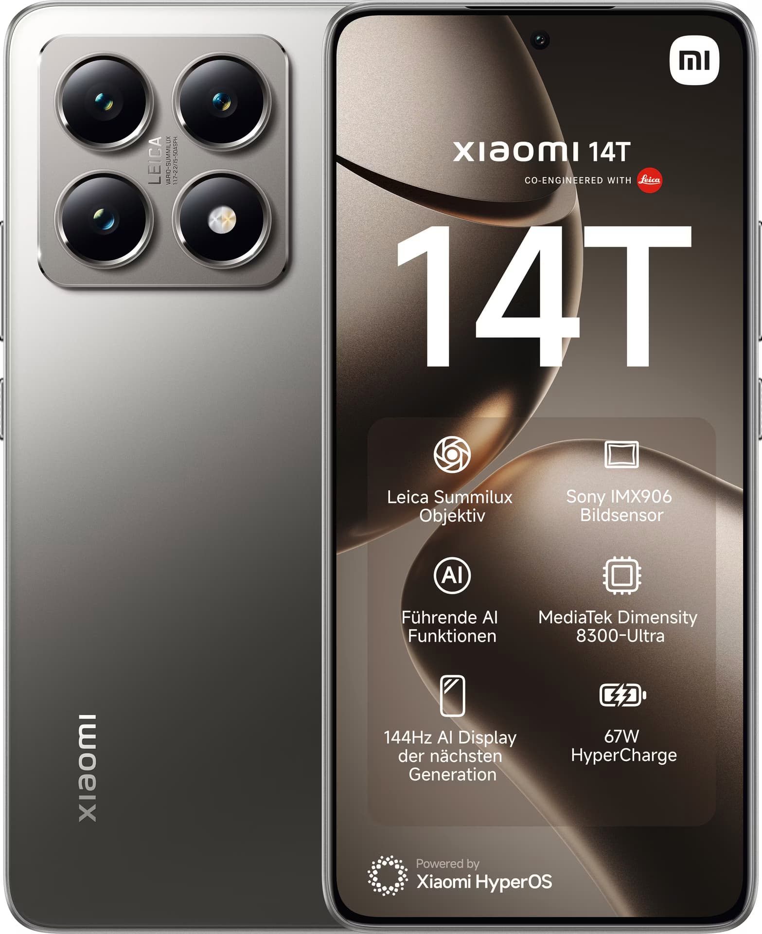Xiaomi 14T 5G 12GB/256GB Cinzento