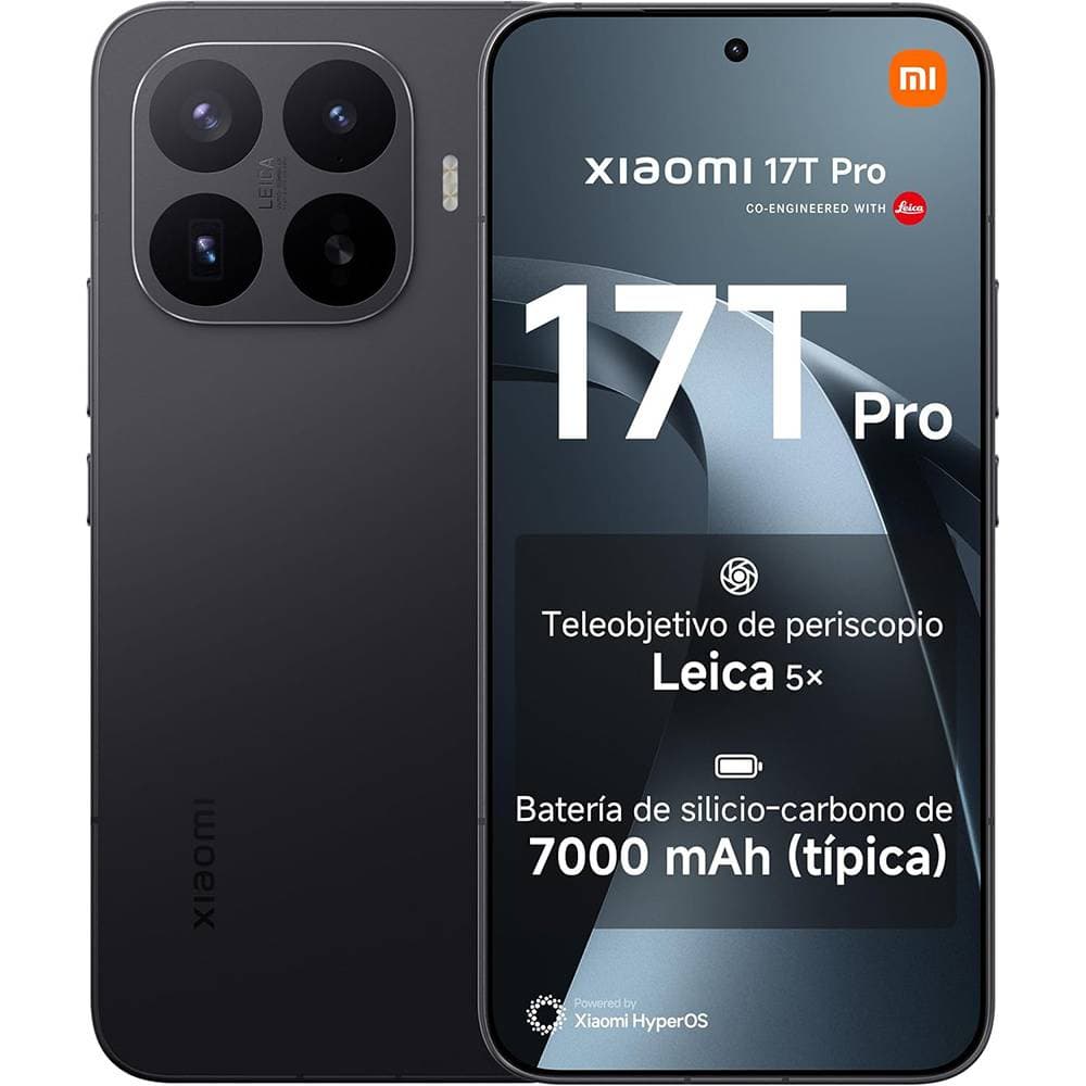 Xiaomi 17T Pro 5G 512 GB Preto 12 GB MediaTek Dimensity 9500