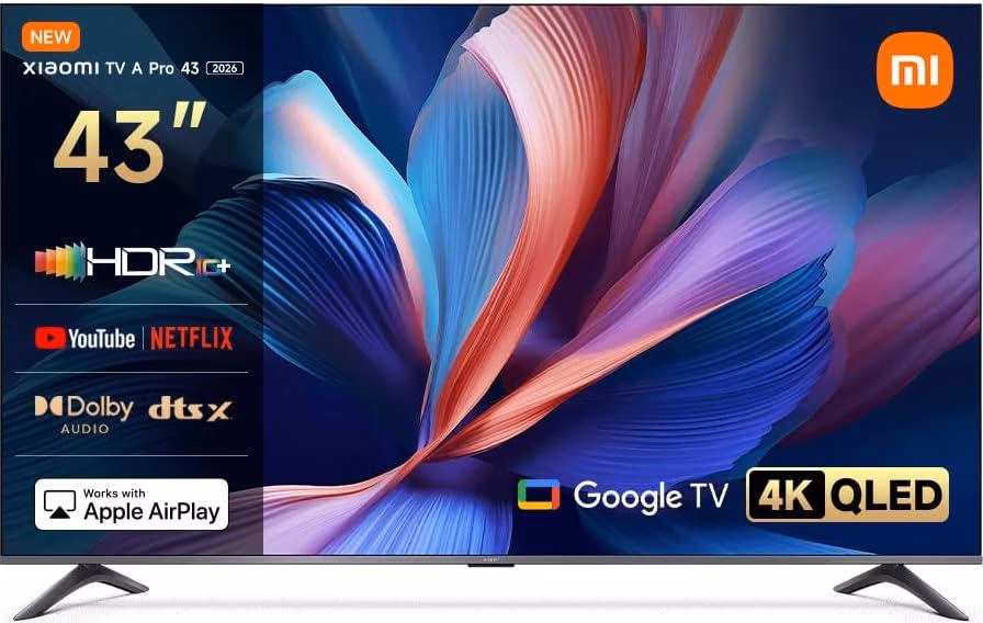 Xiaomi 43 A PRO 2026 4K UHD QLED Google TV HDR