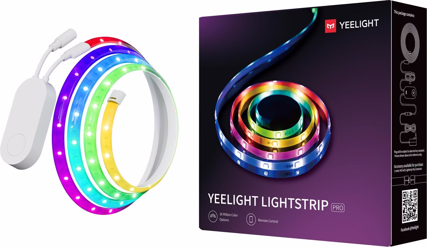 Yeelight Lightstrip Pro - Fita LED RGB Multicolorida