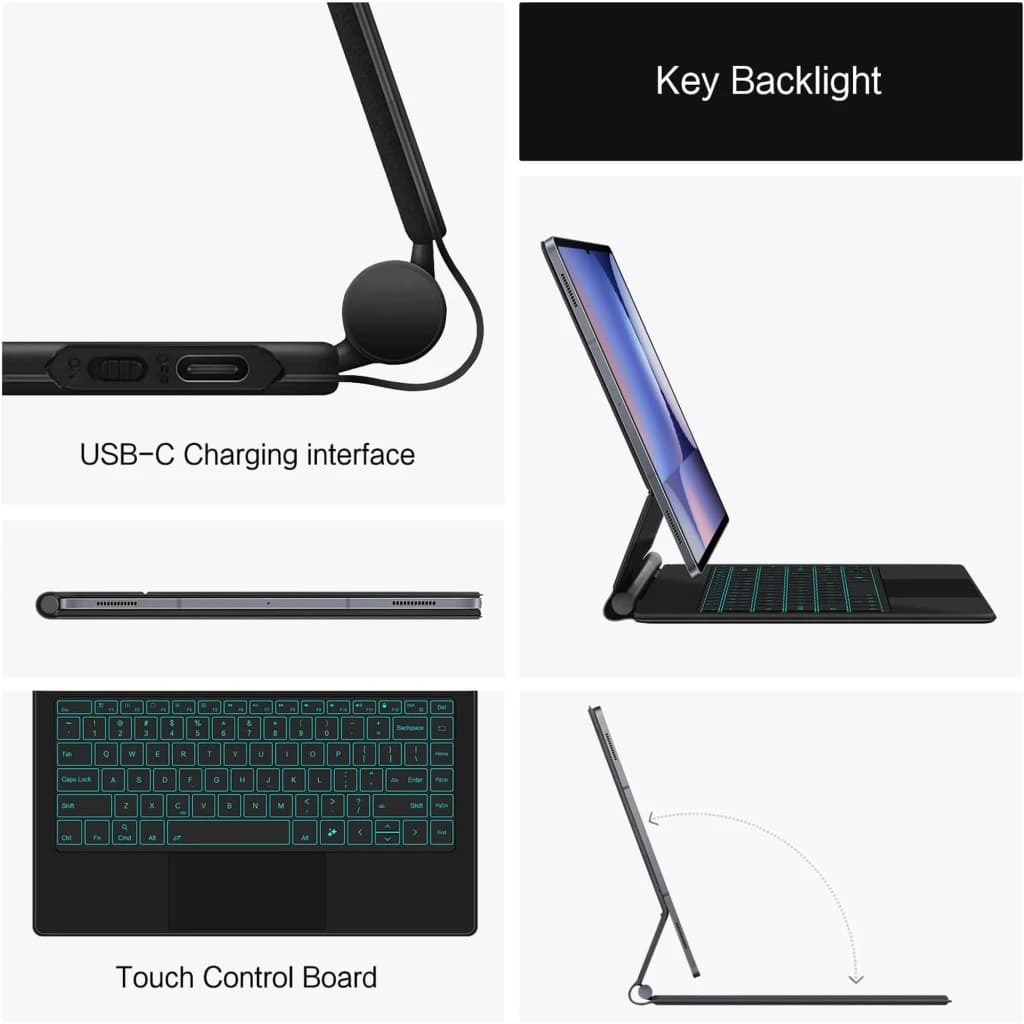 Capa com teclado para Samsung Galaxy Tab S10 Lite