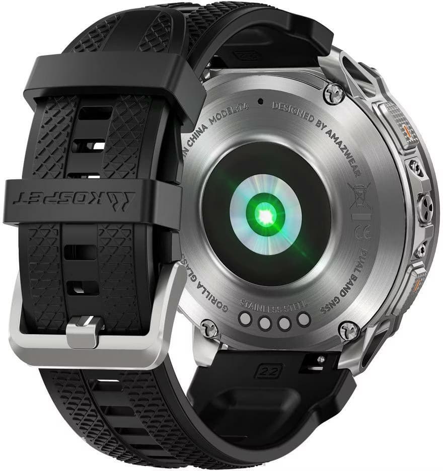 Relógio inteligente Kospet Tank T4 32GB Preto