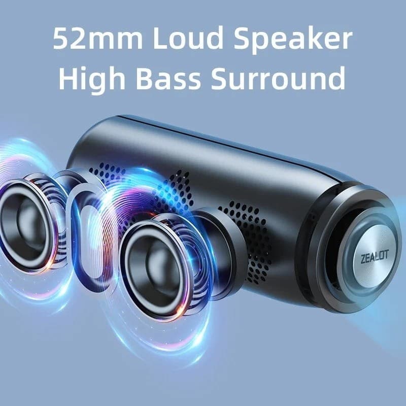 Zealot S51 10W - Coluna Bluetooth