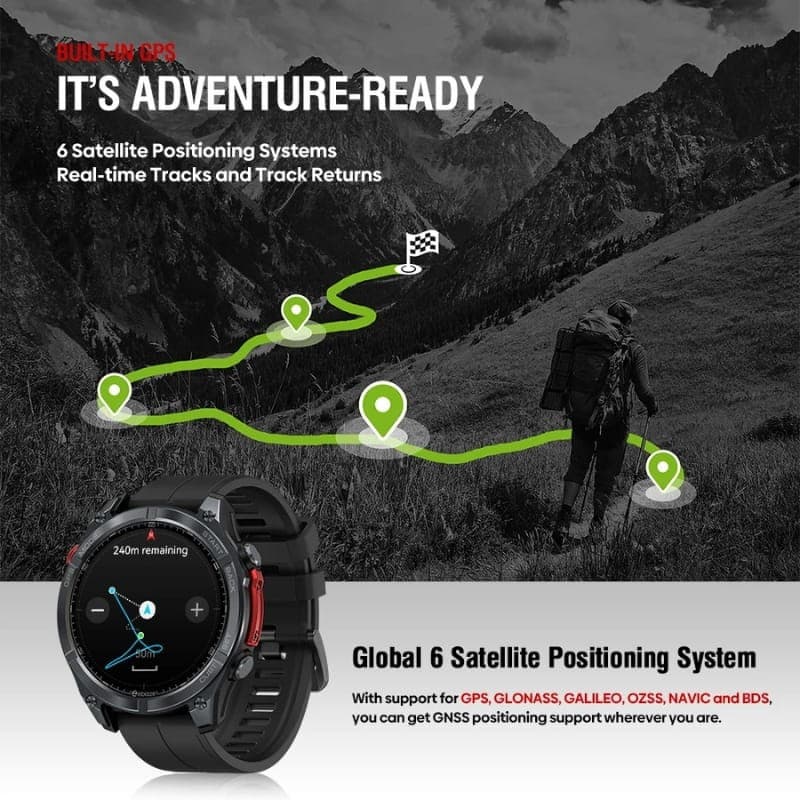 Zeblaze Stratos 4 GPS Laranja