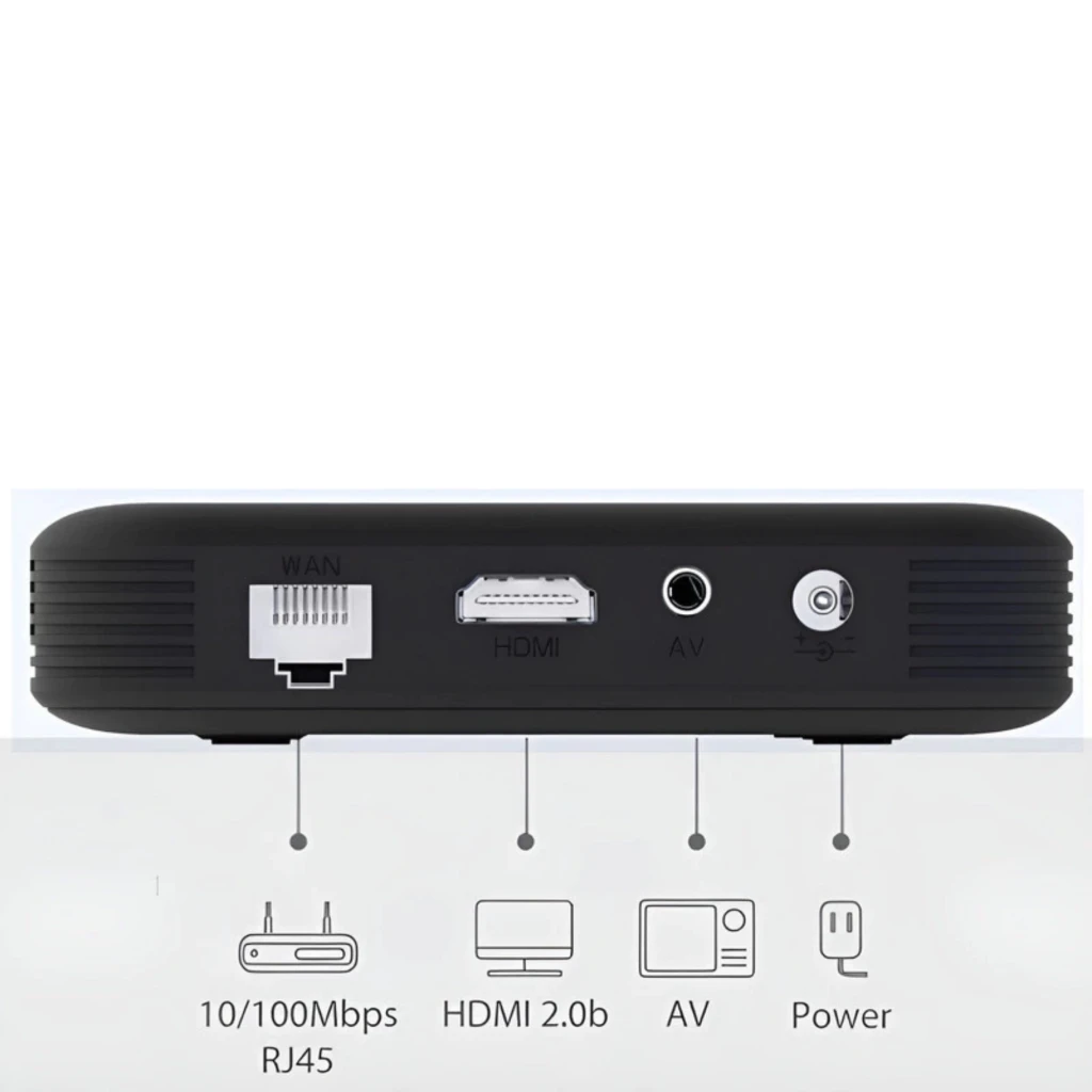 ZTE ZXV10 B866V2K Leitor multimédia 4K com Wi-Fi 5 e HDR10+