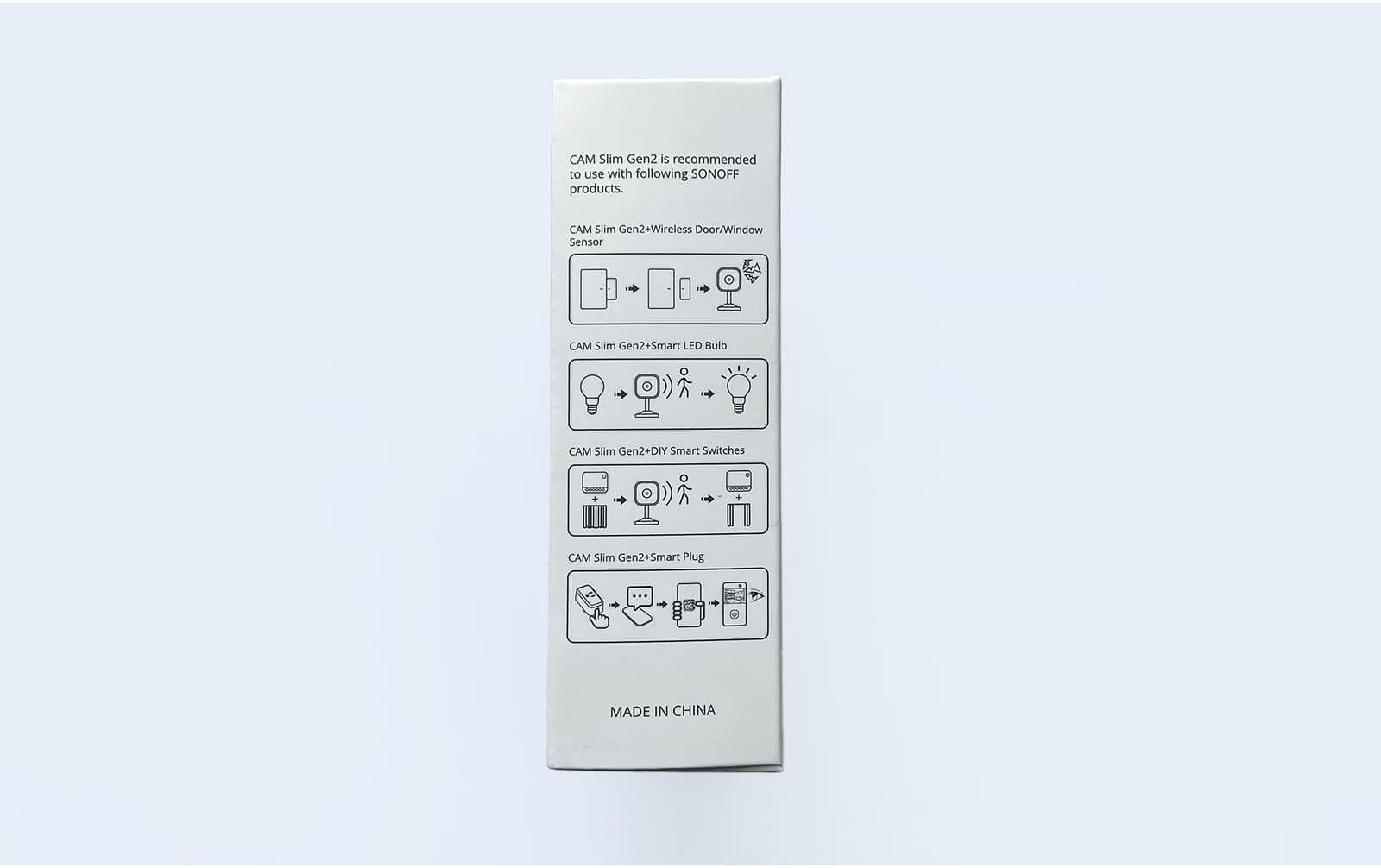 Sonoff CAM-S2 (Gen. 2) Full HD WiFi Branco