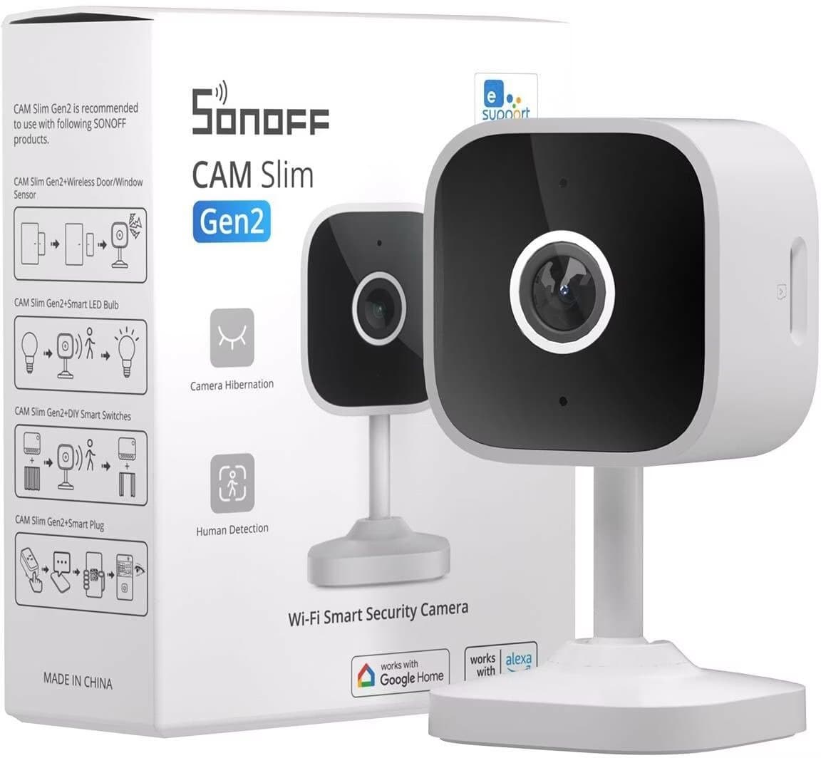 Sonoff CAM-S2 (Gen. 2) Full HD WiFi Branco