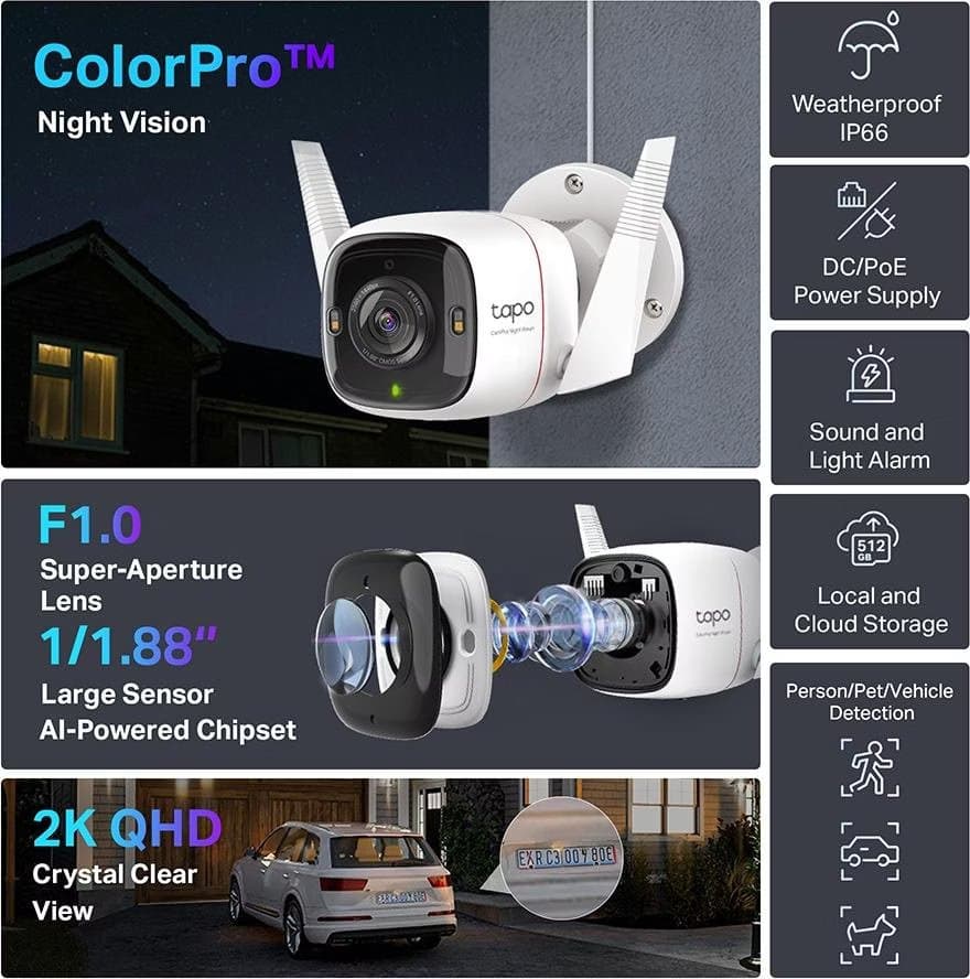 TP-Link Tapo C325WB 2K QHD IP66 WiFi