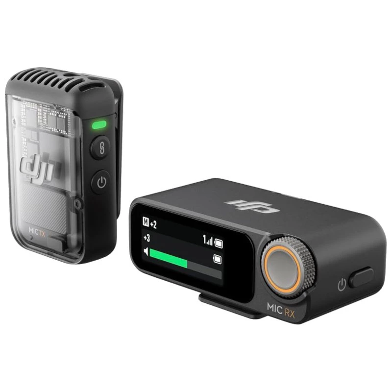 Microfone sem fios DJI Mic 2 (1 TX + 1 RX)