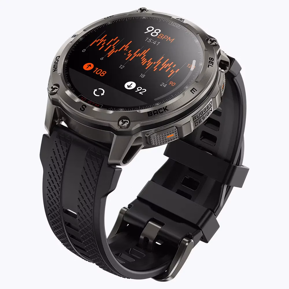 Relógio inteligente Kospet Tank T4 32GB Preto