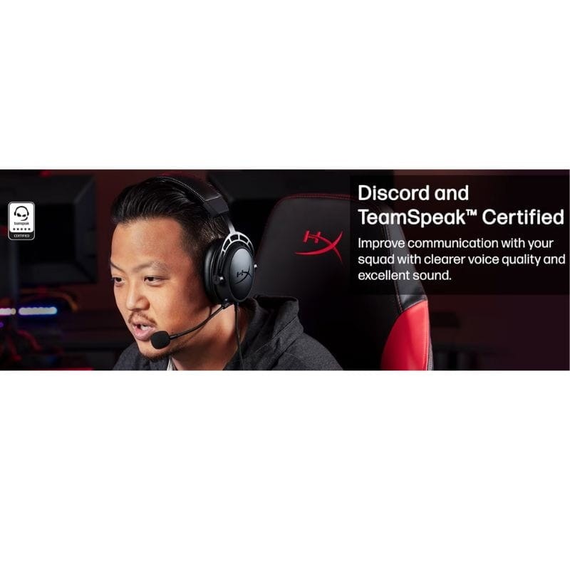 HP HyperX Cloud Alpha Preto/Vermelho Gaming