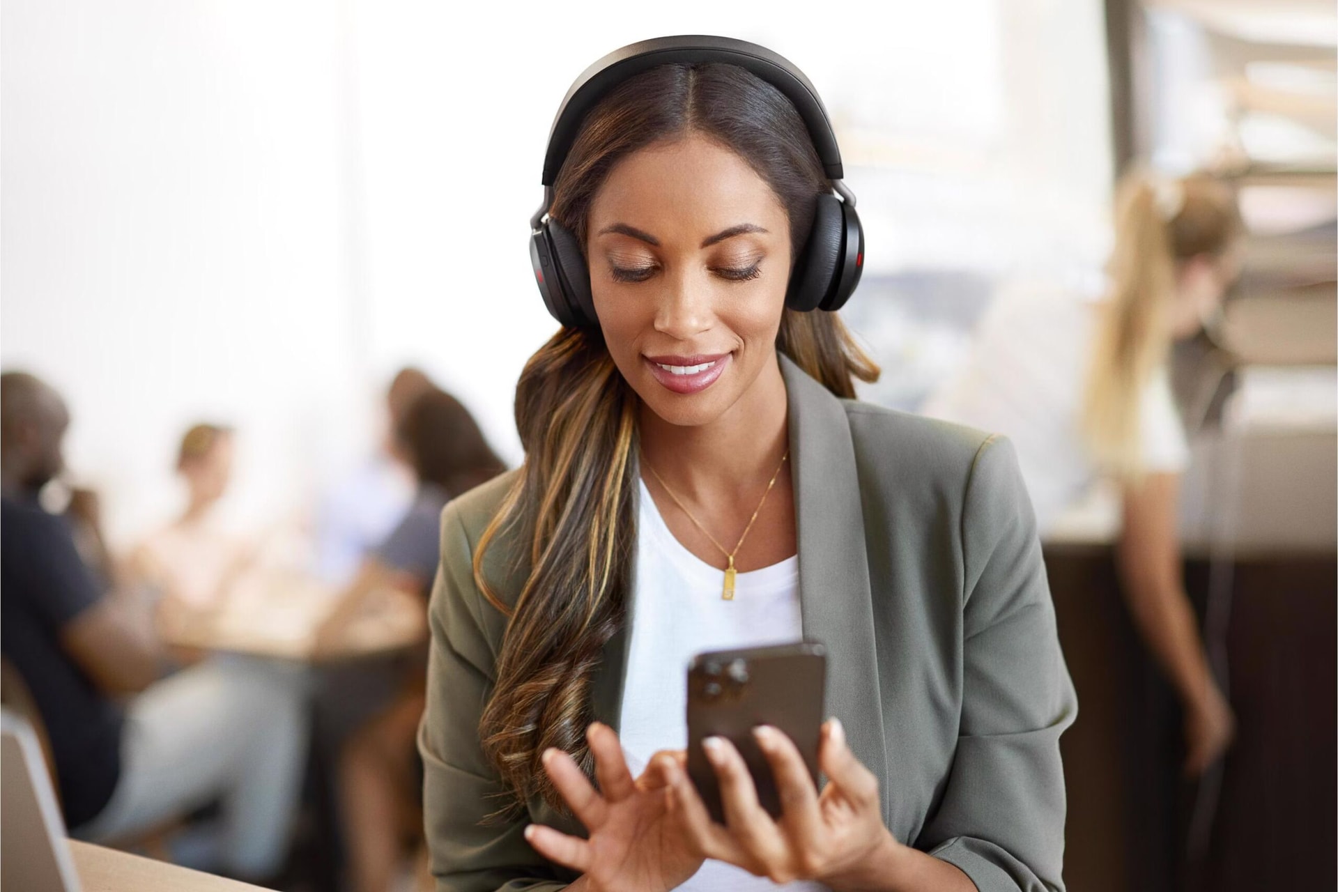 Jabra Evolve2 75 Bluetooth Preto