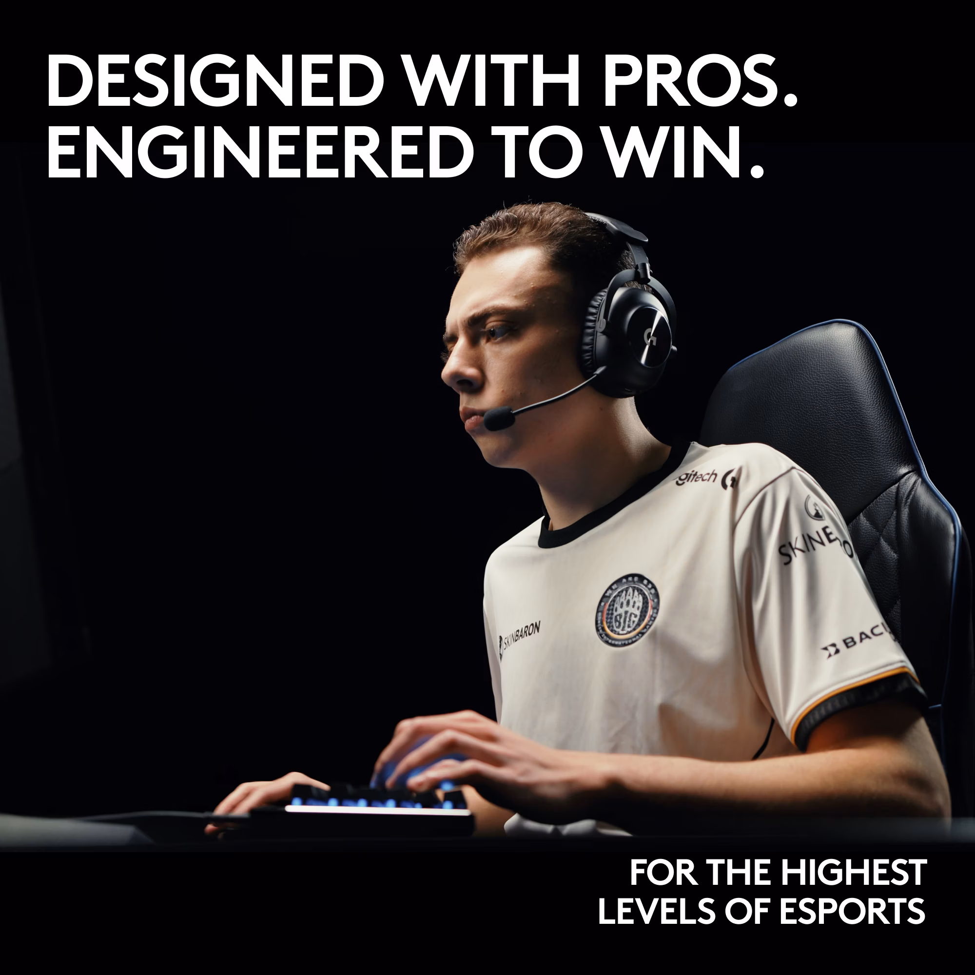 Logitech G PRO X 2 LIGHTSPEED - Auscultadores gaming sem fios