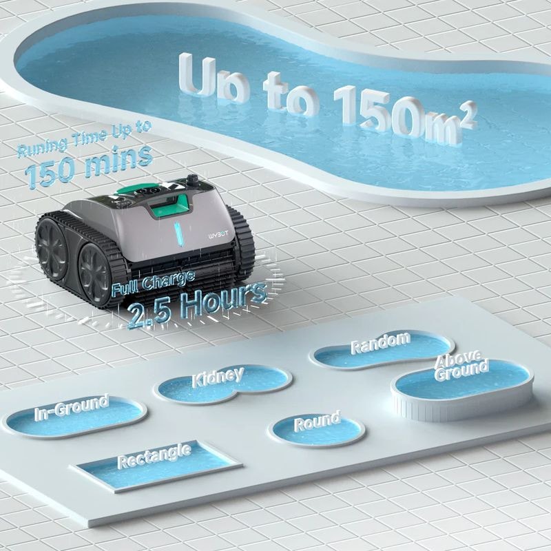 Wybot C1 Pro - Limpador de Fundo para Piscinas