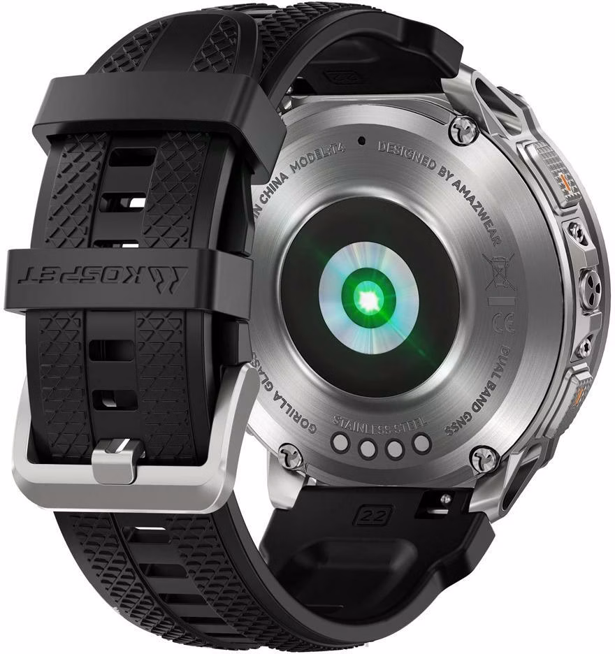 Relógio inteligente Kospet Tank T4 32GB Preto