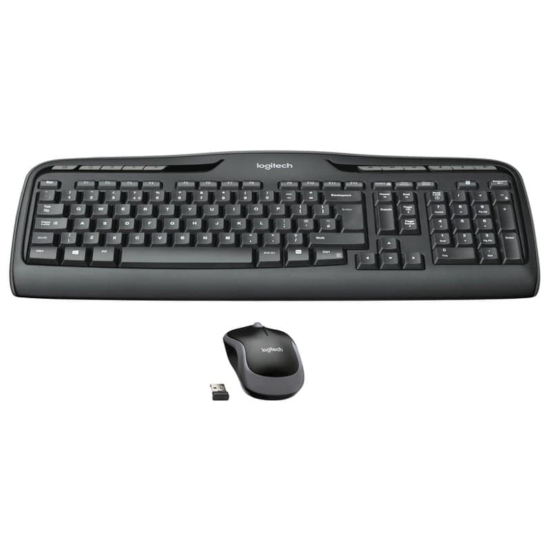 Pack de teclado de membrana e Rato Logitech MK330 – 1000 DPI