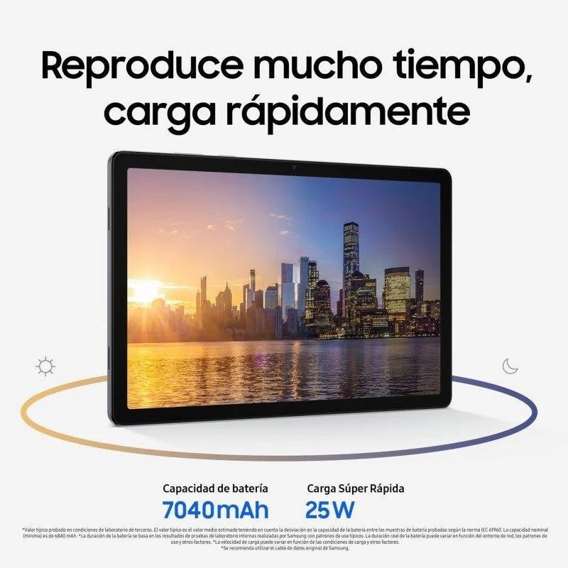 Samsung Galaxy Tab A11+ 256 GB Prata com 5G 8 GB de RAM 7040 mAh