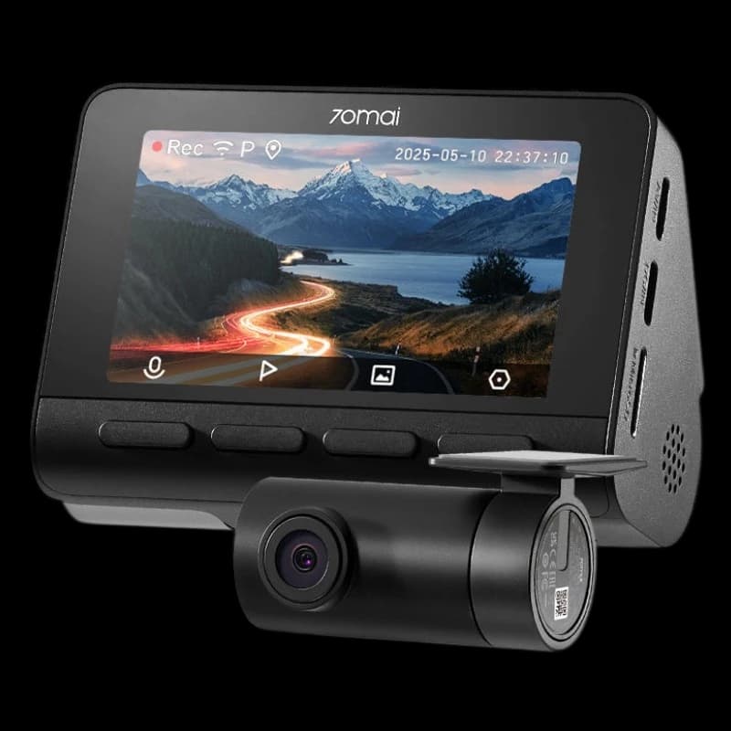 70mai Dash Cam 4K A800SE + Câmara traseira 70mai RC22