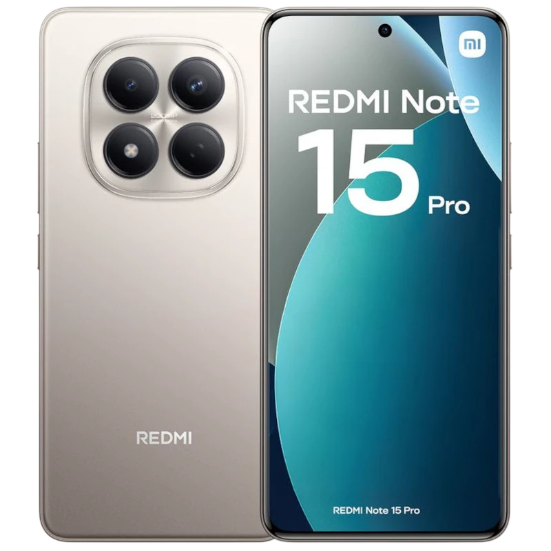 Xiaomi Redmi Note 15 Pro 4G 512 GB Titânio Bateria de 6500 mAh 12 GB de RAM Câmara de 200 Mpx