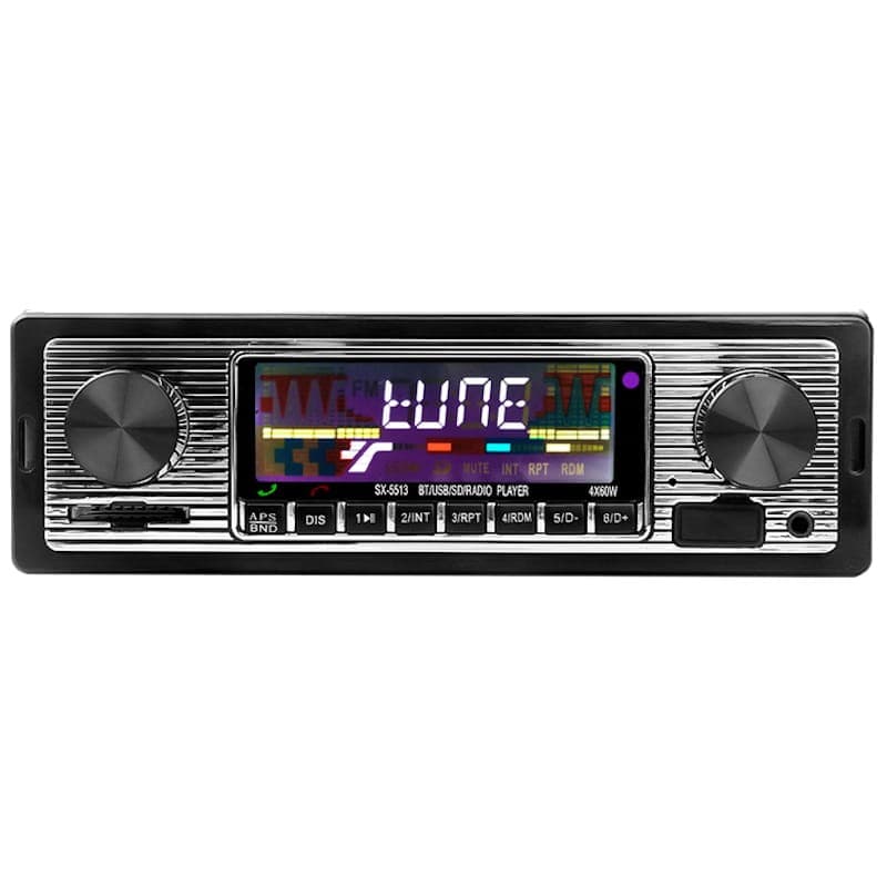 Auto-rádio Estilo Clássico SX-5513 Bluetooth USB MP3 AUX