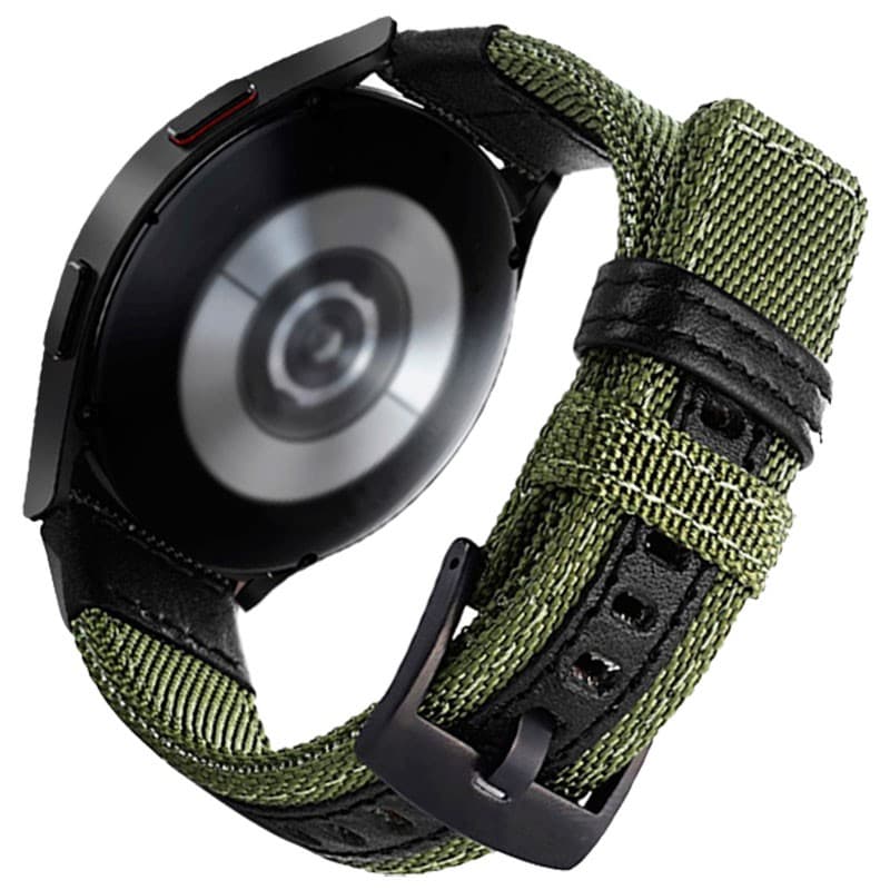 Pulseira Universal Nylon Ajustável 20mm para Smartwatch Xiaomi/Amazfit/Samsung/Huawei/Realme/Ticwatch