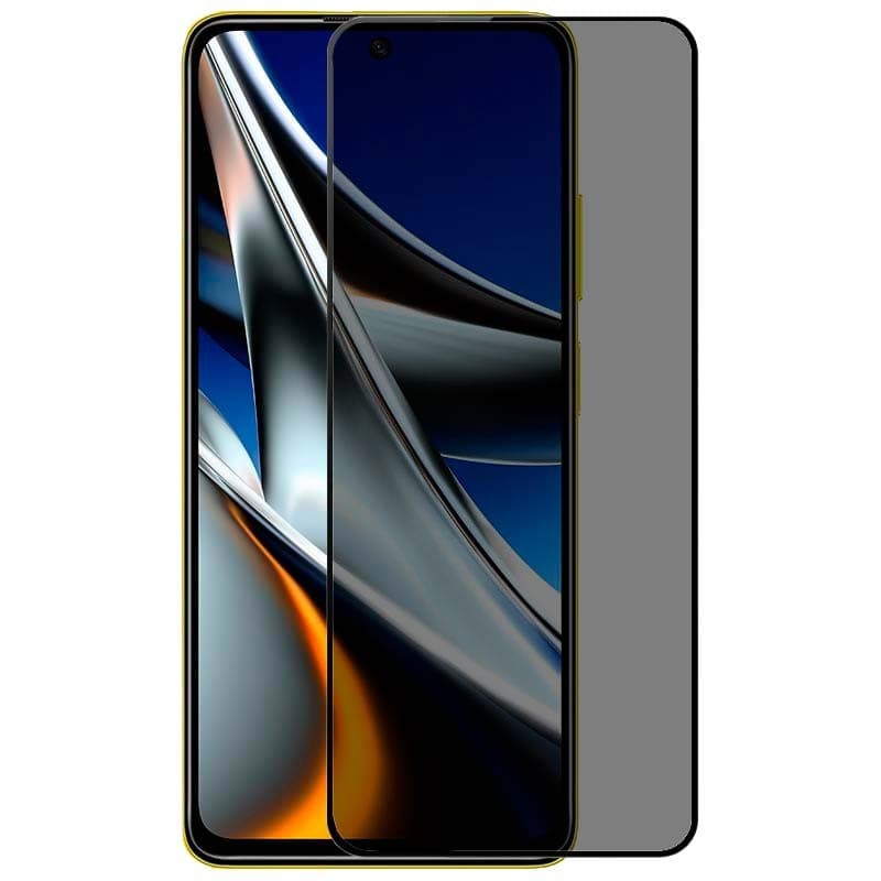 Protetor de vidro temperado Anti Espião Xiaomi Poco X4 Pro 5G