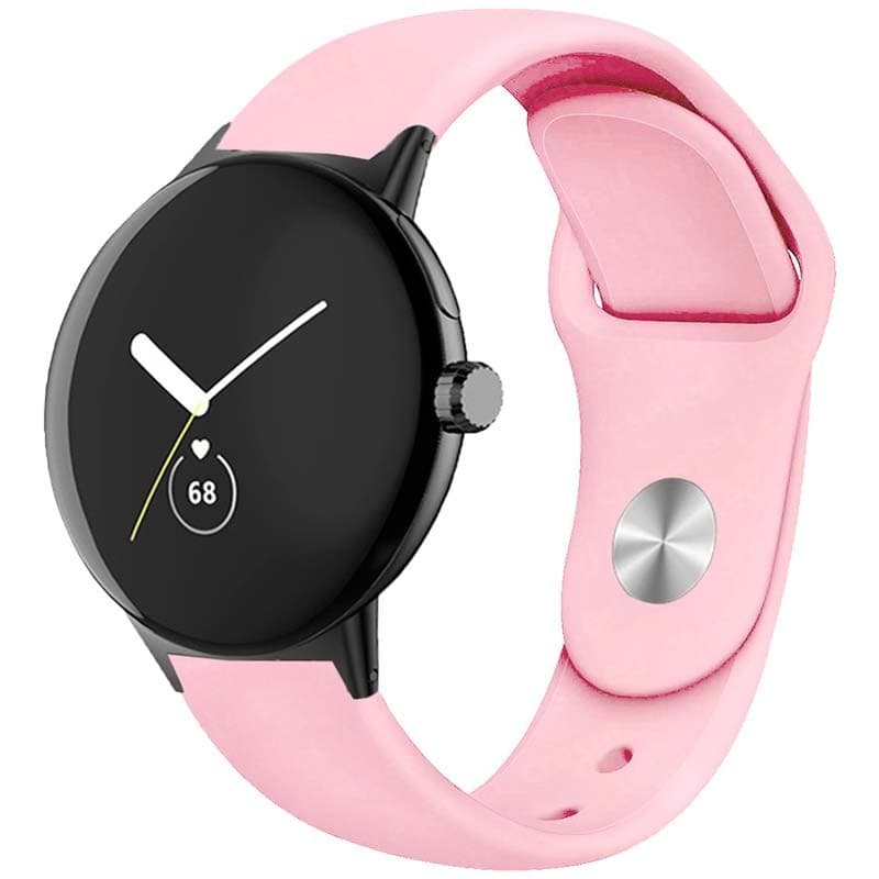 Pulseira Universal Elegance Silicone 20mm para Smartwatch Xiaomi/Amazfit/Samsung/Huawei/Realme/Ticwatch