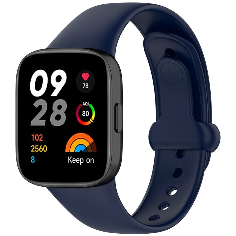 Pulseira de Silicone Xiaomi Redmi Watch 3 Sports Escuro