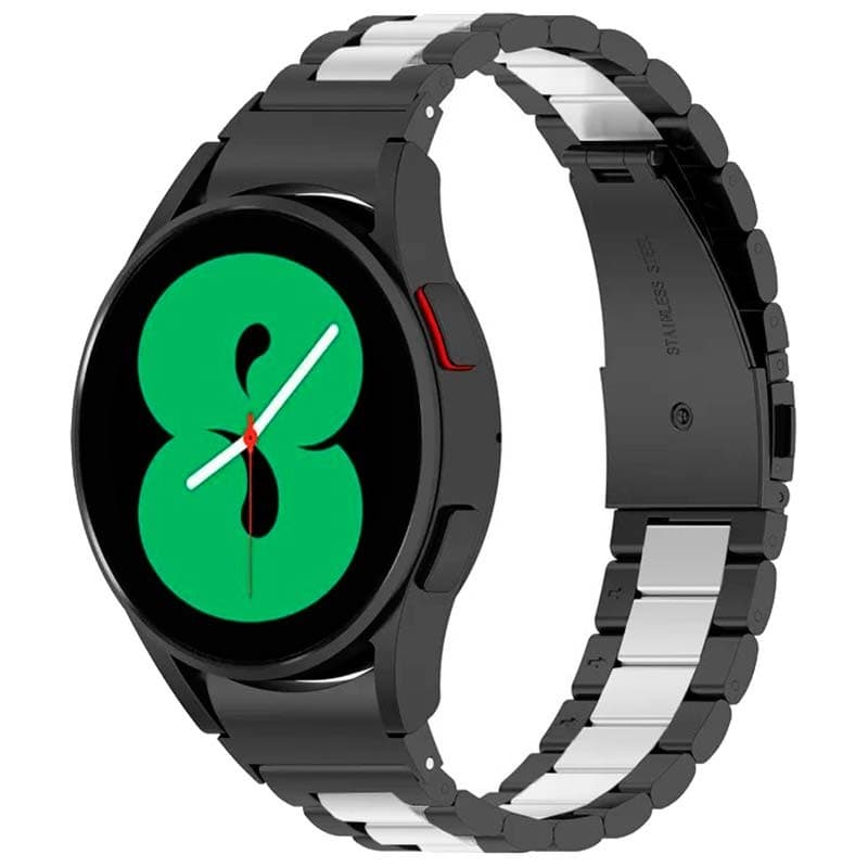 Pulseira Metal Elos Samsung Galaxy Watch 4/5/6/Prateado