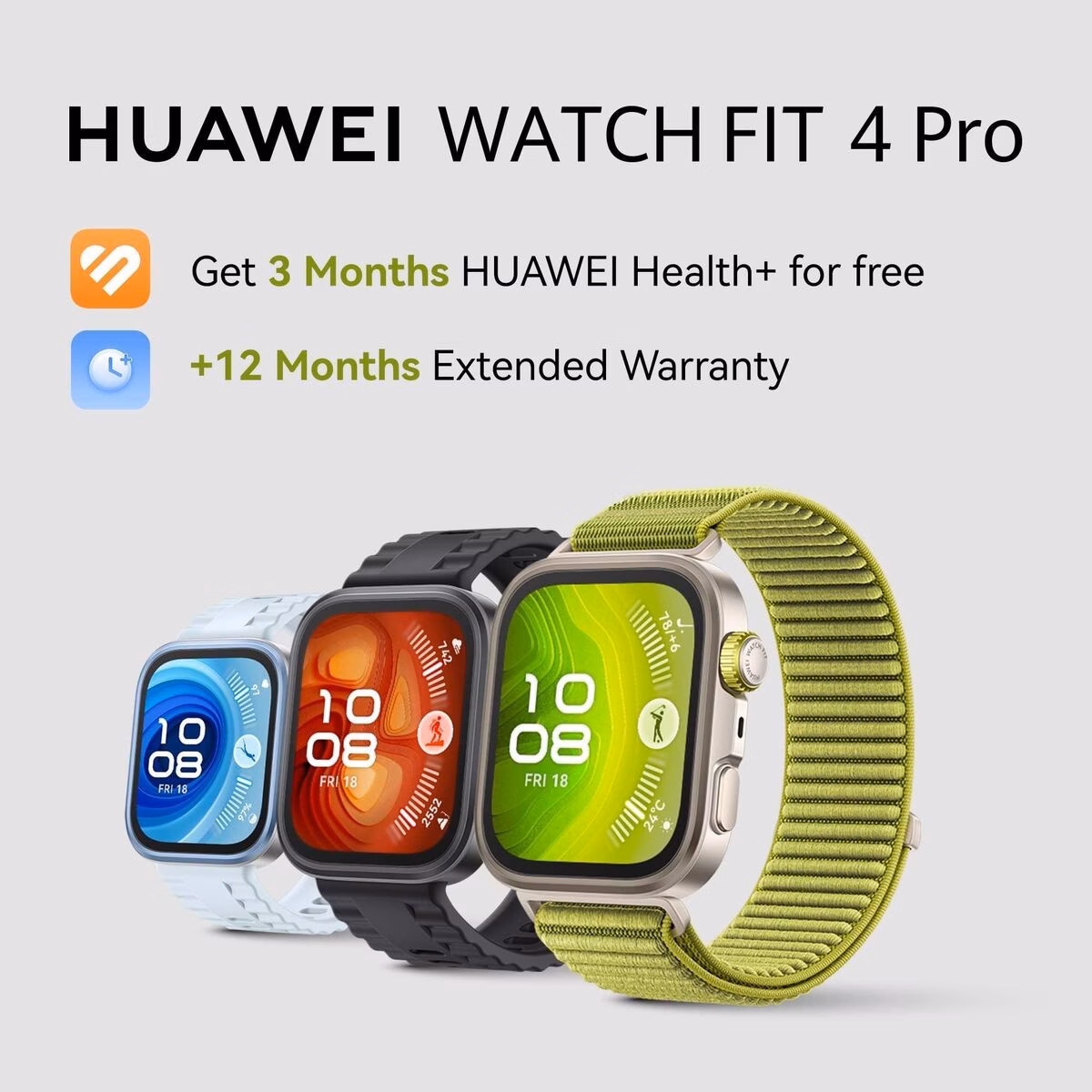 Huawei Watch Fit 4 Pro Verde