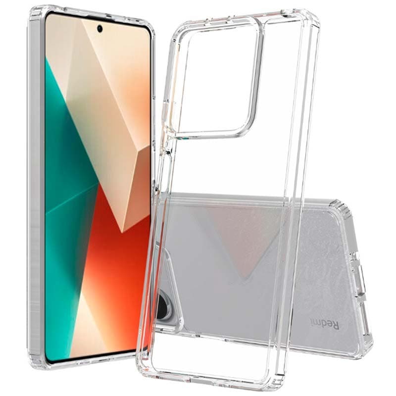 Capa Antichoques Premium para Xiaomi Redmi Note 13 Pro 4G / Poco M6 Pro 4G Acrílico Anti-Amarelo Transparente