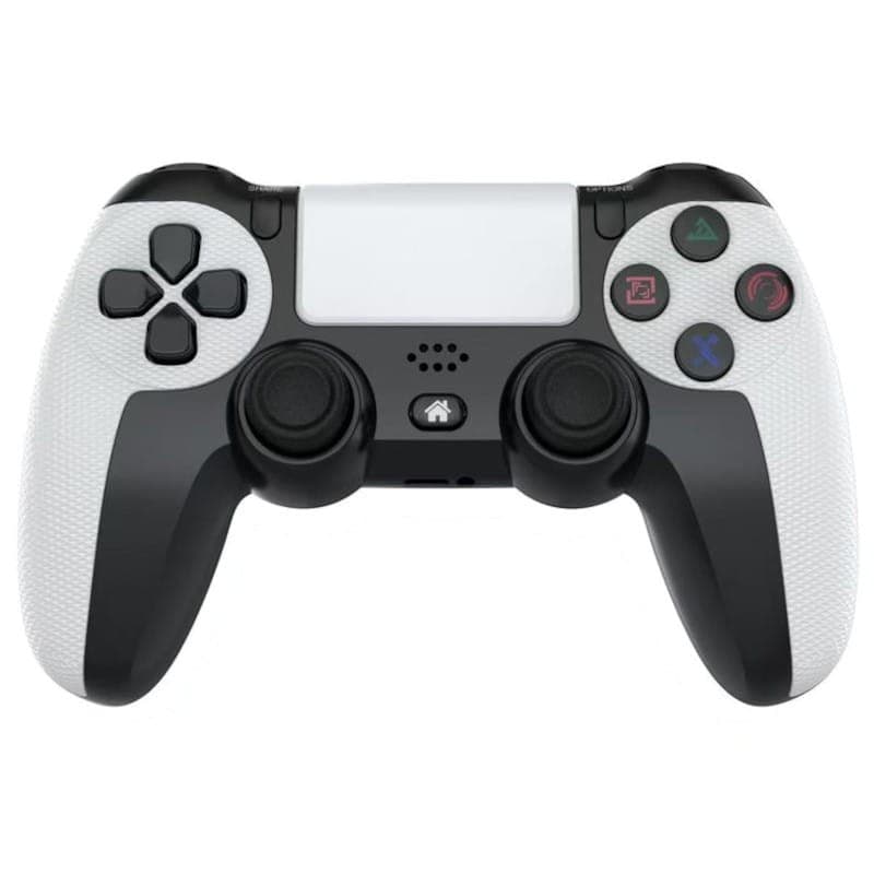 Controlador PS5 Compatível com Adaptador Preto e Branco - Gamepad PS5/PC/Android