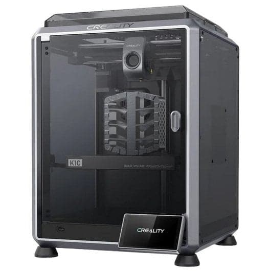 Creality K1C Impressora 3D Fechada 22x22x25cm Compatível com Fibra de Carbono PLA-CF/PET-CF
