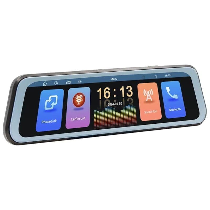 Espelho retrovisor SWM B5319R 9.36 Pouces Carplay/Android Auto Sem Fio Preto