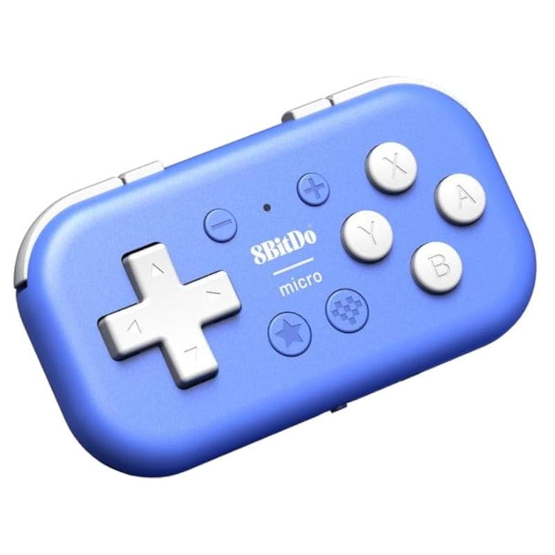 Gamepad 8BitDo Micro Bluetooth Azul – Controlador Nintendo Switch/Android