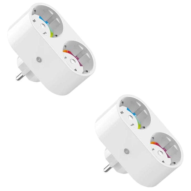 Gosund SP211 3680 W 1Wi-Fi 2.4 GHz Dual Pack de 2 Branco - Tomada Inteligente