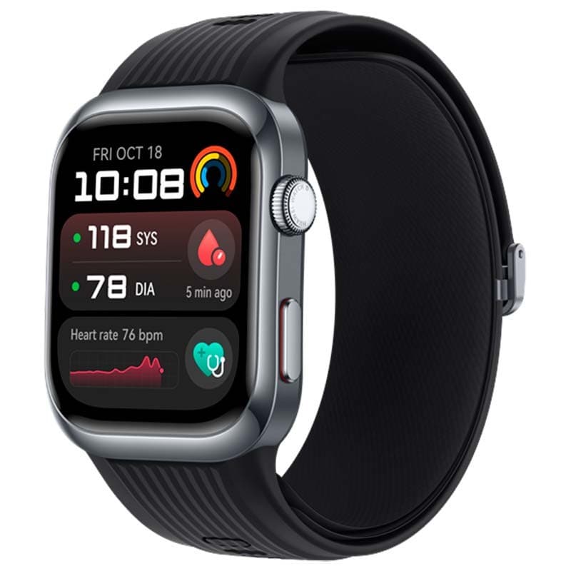 Huawei Watch D2 Preto com Bracelete de Fluoroelastómero - Smartwatch com GPS e NFC