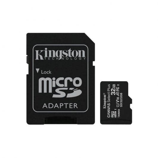 Kingston Canvas Select Plus MicroSDXC 32GB UHS-I U1 V10 Classe 10 Adaptador