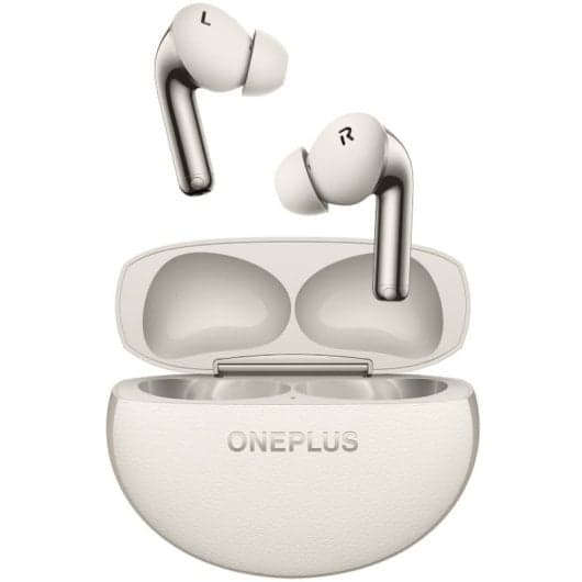 OnePlus Buds Pro 3 Auriculares Bluetooth com Cancelamento de Ruído Adaptativo Lunar Radiance