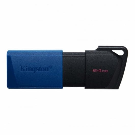 Pen Drive Kingston DataTraveler Exodia M Unidade Flash USB 64GB USB 3.2 Preta/Azul