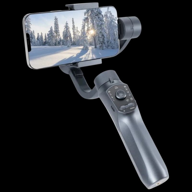 Estabilizador para smartphone Gimbal F10 Pro 3 Eixos Preto