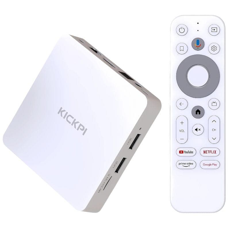 Tanix Kickpi KP1 S905Y4 2GB/32GB certificado Google Netflix Android 11 Branco - Android TV