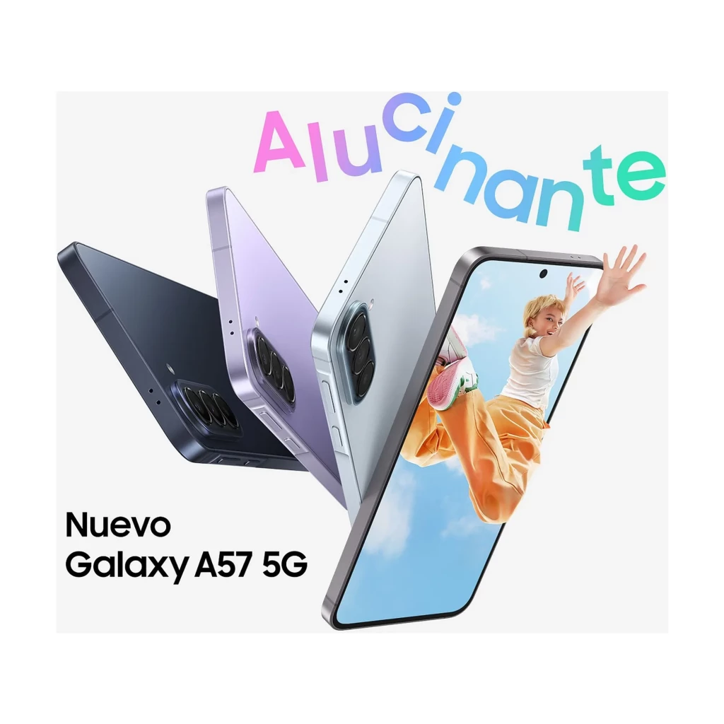 Samsung Galaxy A57 5G 512 GB Lilás Três câmaras traseiras 12 GB de RAM Carregamento rápido de 45 W